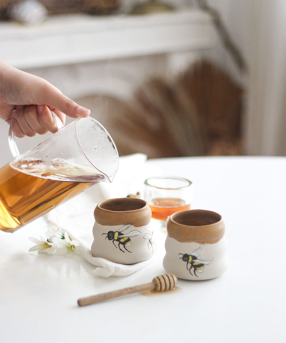 Bee Serisi Mat Stoneware Fincan