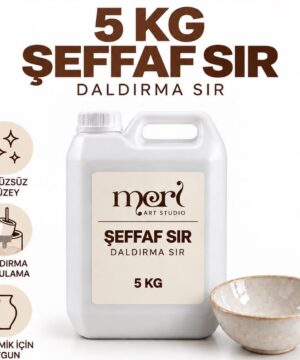 Seramik Daldırma Şeffaf (Transparan) Sır 5 kg